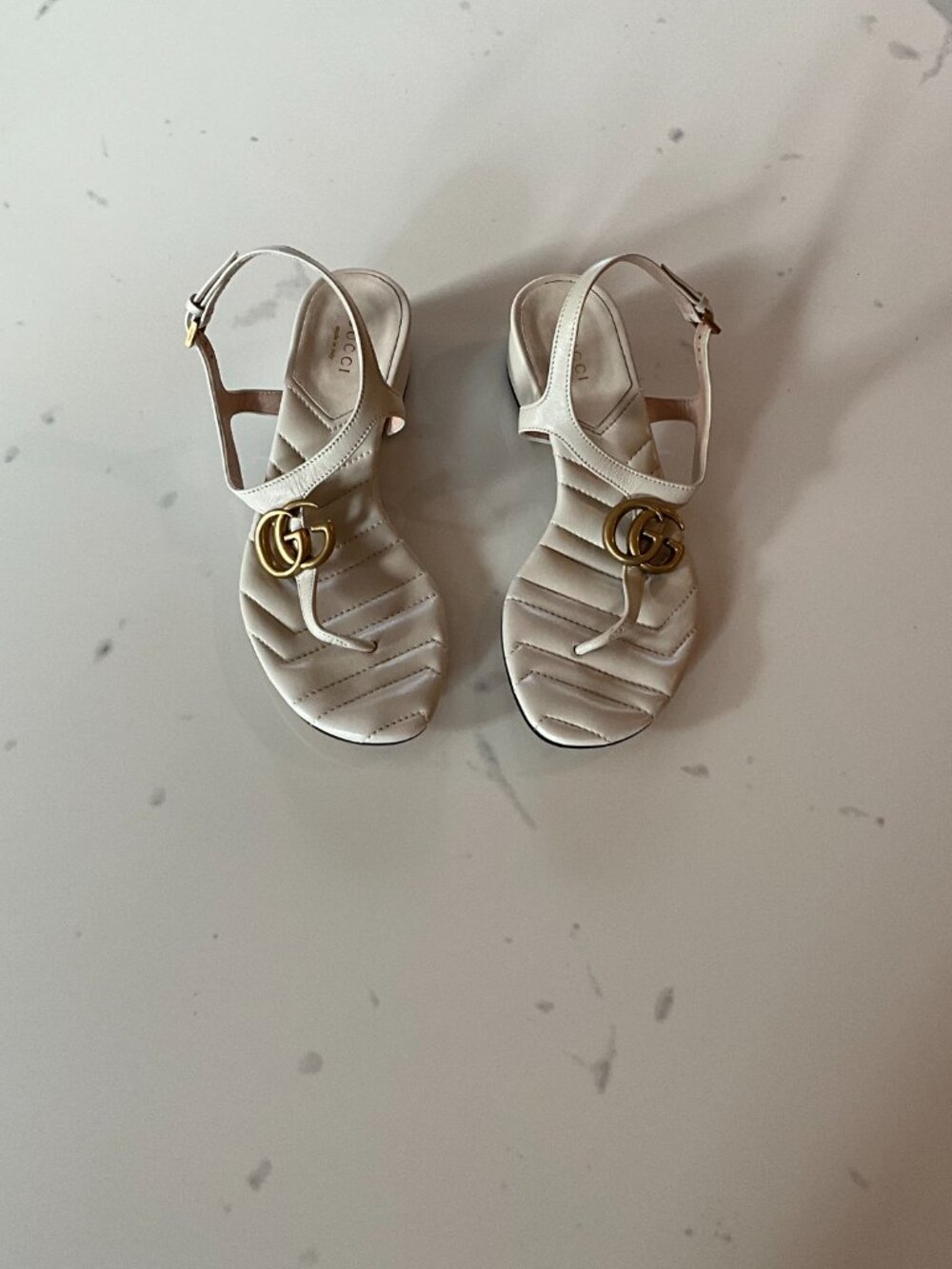 Gucci Marmont Double G thong sandals - Picture 4 of 13